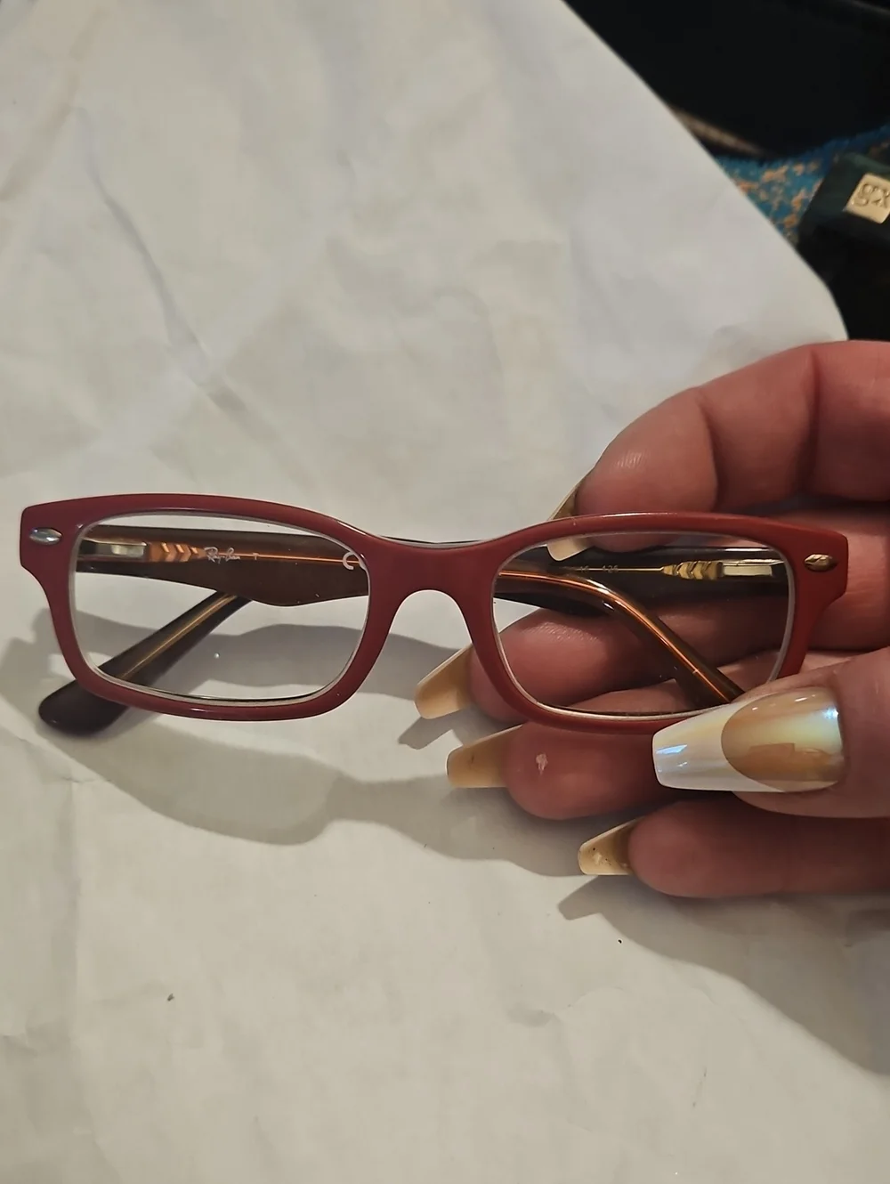 Ray-Ban Red Glasses